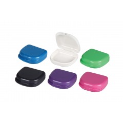 Plasdent Euro Retainer Box 3”L x 2.75”W x 1”H (12pcs/bag) - PINK